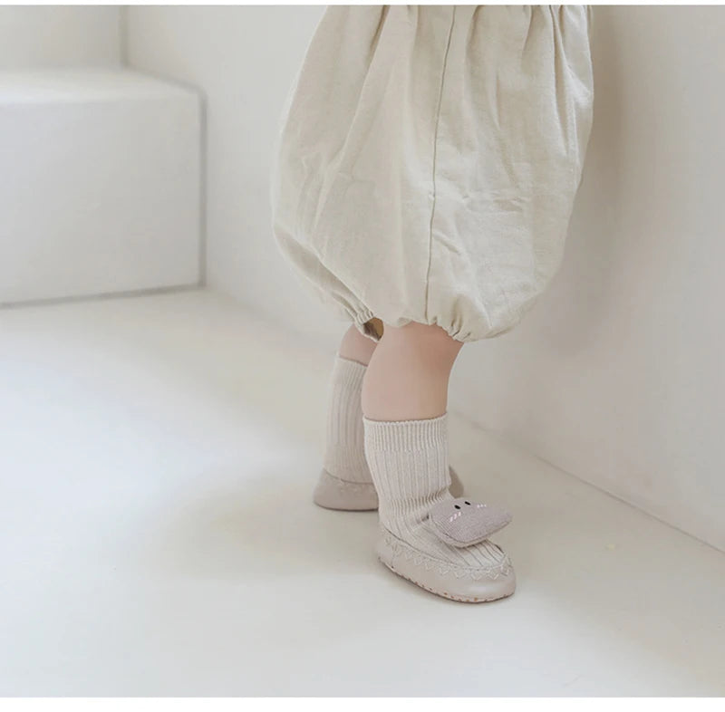 -ベビーソックス ソフト ルームシューズ ファーストシューズ 靴下 室内ばき - mamahalo shop - ベビー用靴下・タイツ -  べビー服 - 子供服 - 男の子 - 女の子