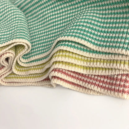 -キッズ ボーダー サマーニット キャミソール トップス レッド グリーン イエロー ユニセックス - mamahalo shop - タンクトップ・キャミソール・ノースリーブトップス -  べビー服 - 子供服 - 男の子 - 女の子