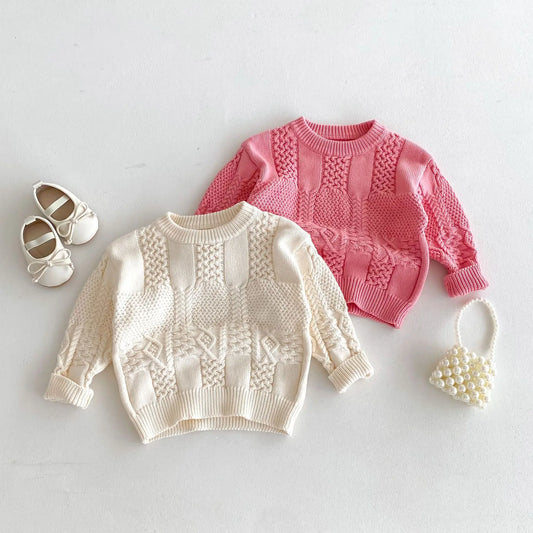 -キッズトップス ニット セーター 2カラー【mh0006632】 - mamahalo shop - ニット・セーター -  べビー服 - 子供服 - 男の子 - 女の子