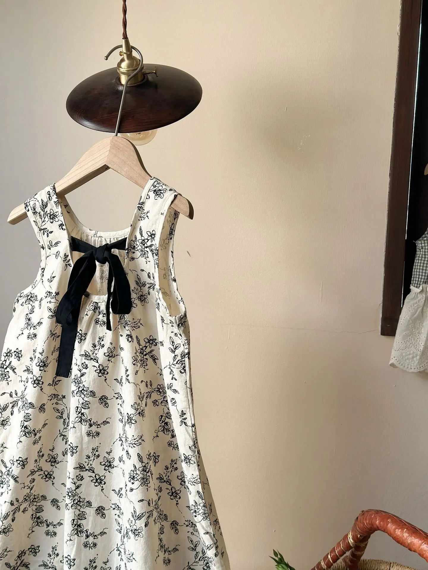 -キッズワンピース ノースリーブ サマードレス フラワー花柄プリント お出かけ - mamahalo shop - ノースリーブワンピース -  べビー服 - 子供服 - 男の子 - 女の子