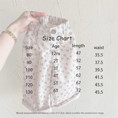 -キッズ フラワー ロング ルーズ パンツ - mamahalo shop - ロングパンツ・スウェットパンツ -  べビー服 - 子供服 - 男の子 - 女の子