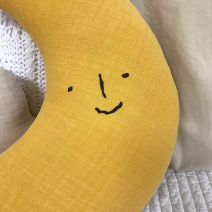 -ベビー クッション ピロー りんご 梨 月 ムーン クラウド サークル - mamahalo shop - クッション・クッションカバー -  べビー服 - 子供服 - 男の子 - 女の子