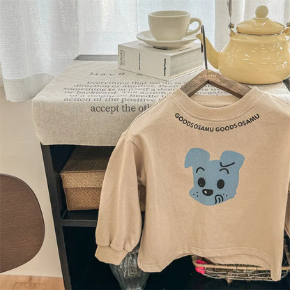 -キッズトップス 長袖プリントTシャツ 3カラー【mh0006850】 - mamahalo shop - 長袖Tシャツ -  べビー服 - 子供服 - 男の子 - 女の子