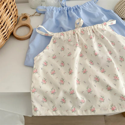 -キッズトップス キャミソールブラウス フラワー花柄プリント/無地【mh0005308】 - mamahalo shop - タンクトップ・キャミソール・ノースリーブトップス -  べビー服 - 子供服 - 男の子 - 女の子