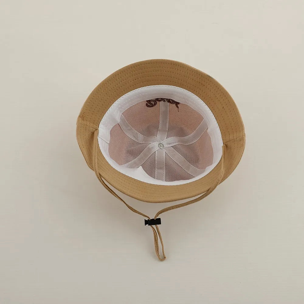 -キッズ帽子 バケットハット フィッシャーマンハット レターロゴ刺繍【mh0005081】 - mamahalo shop - ベビー用帽子 -  べビー服 - 子供服 - 男の子 - 女の子