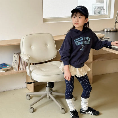 -キッズパンツ レギンスパンツ フラワー小花柄プリント 3カラー - mamahalo shop - レギンスパンツ -  べビー服 - 子供服 - 男の子 - 女の子