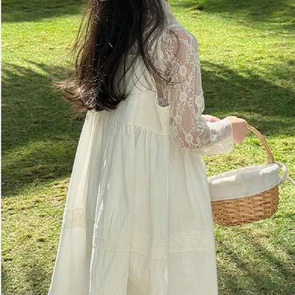 -キッズワンピース/トップス キャミソールワンピース/シアー長袖Tシャツ - mamahalo shop - ノースリーブワンピース -  べビー服 - 子供服 - 男の子 - 女の子