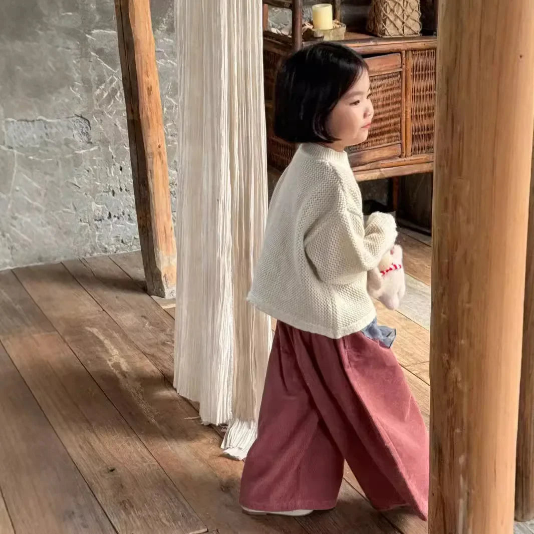 -キッズトップス ハートニットセーター 2カラー【mh0007268】 - mamahalo shop - ニット・セーター -  べビー服 - 子供服 - 男の子 - 女の子