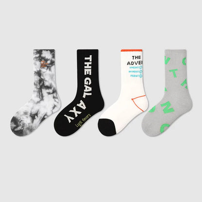 -キッズソックス 靴下4足セット ワッペンワンポイント ボーダー【mh0004066】 - mamahalo shop - ベビー用靴下・タイツ -  べビー服 - 子供服 - 男の子 - 女の子