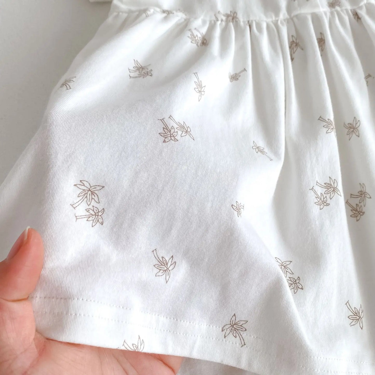 -キッズワンピース 半袖サマーワンピース フラワー小花柄プリント 2カラー【mh0005569】 - mamahalo shop - 半袖ワンピース -  べビー服 - 子供服 - 男の子 - 女の子