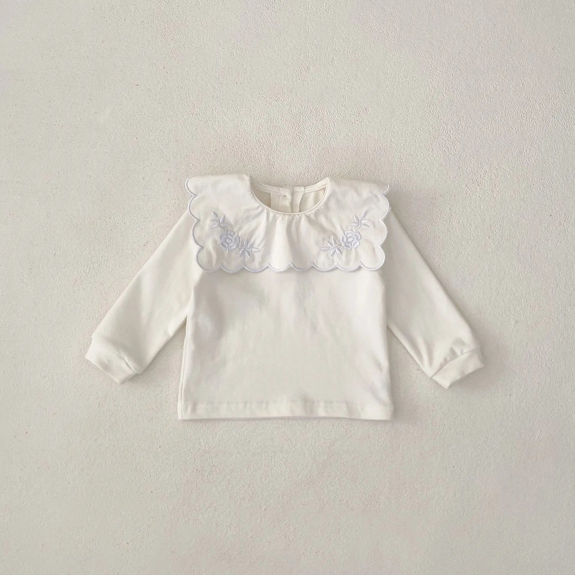 -ベビートップス/パンツ 水玉ドット/無地スクエア襟長袖Tシャツ/サスペンダーレーススカートブルマパンツ - mamahalo shop - 長袖セットアップ -  べビー服 - 子供服 - 男の子 - 女の子