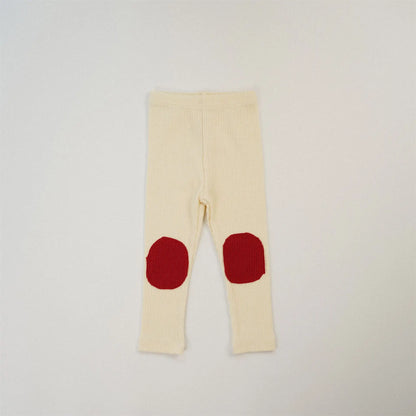 -キッズパンツ カラフル膝パッチレギンスパンツ 8カラー - mamahalo shop - レギンスパンツ -  べビー服 - 子供服 - 男の子 - 女の子