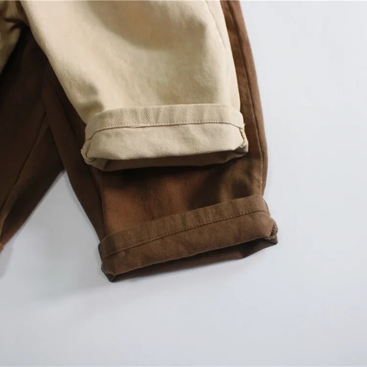 -キッズ ルーズ ロング パンツ - mamahalo shop - ロングパンツ・スウェットパンツ -  べビー服 - 子供服 - 男の子 - 女の子