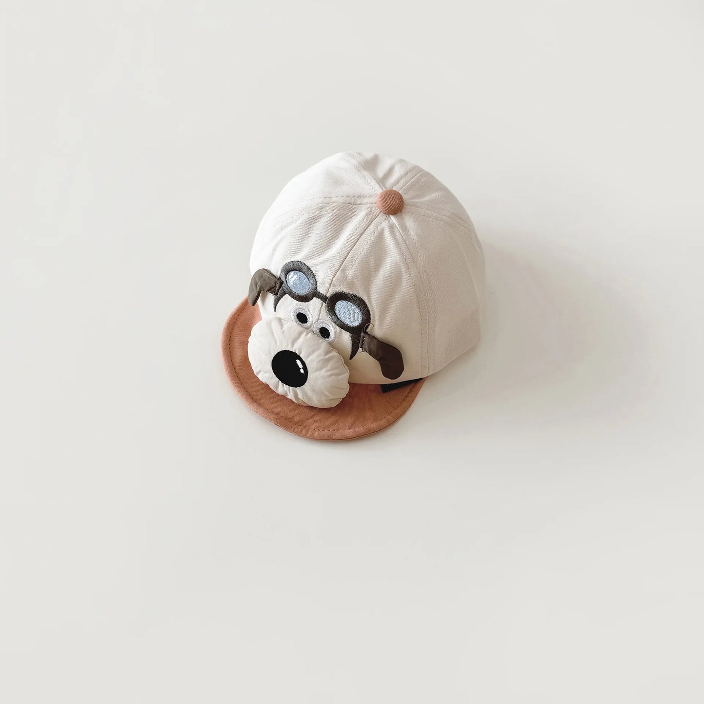 -ベビー帽子キャップ 犬 ドッグ ワンポイント 野球帽 サマーハット【mh0005168】 - mamahalo shop - ベビー用帽子 -  べビー服 - 子供服 - 男の子 - 女の子