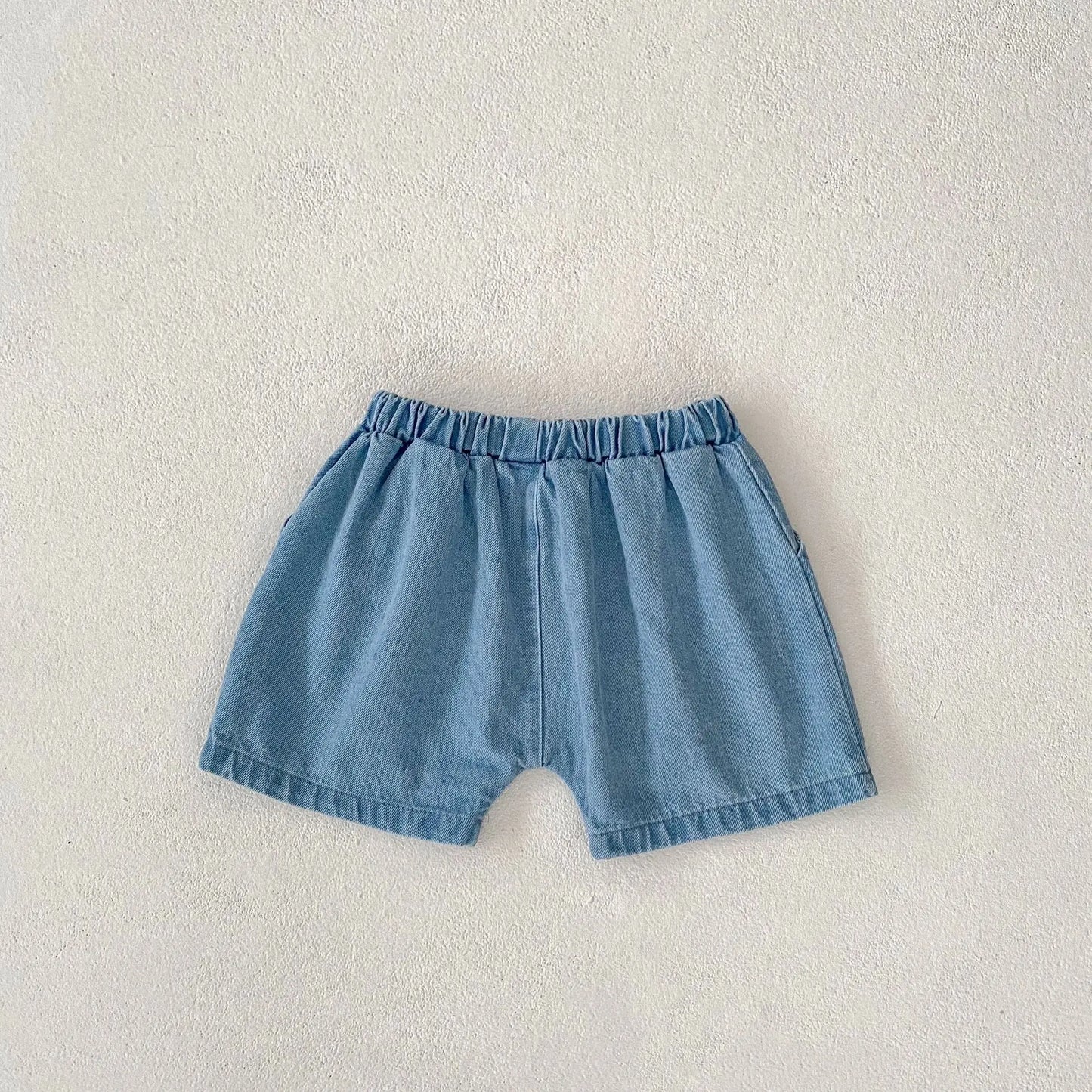 -キッズパンツ デニム ショートパンツ シンプルベーシック【mh0006094】 - mamahalo shop - ハーフパンツ・ショートパンツ -  べビー服 - 子供服 - 男の子 - 女の子