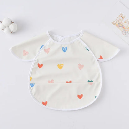 -お食事エプロン ポケットスタイ 離乳食 半袖ビブ 防水エプロン - mamahalo shop - お食事エプロン -  べビー服 - 子供服 - 男の子 - 女の子