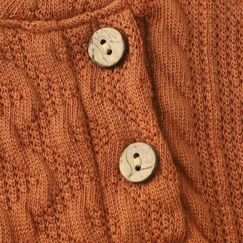 -ベビーセットアップ 2点セット ニット 長袖ロンパース+ロングパンツ 3カラー【mh0006257】 - mamahalo shop - ロンパースセットアップ -  べビー服 - 子供服 - 男の子 - 女の子