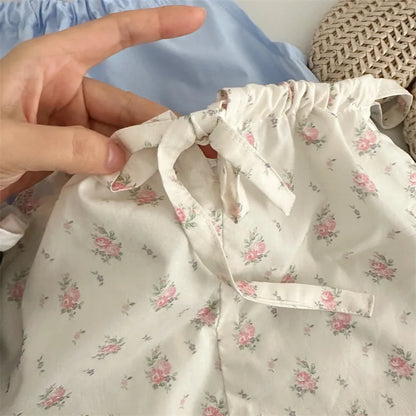 -キッズトップス キャミソールブラウス フラワー花柄プリント/無地【mh0005308】 - mamahalo shop - タンクトップ・キャミソール・ノースリーブトップス -  べビー服 - 子供服 - 男の子 - 女の子