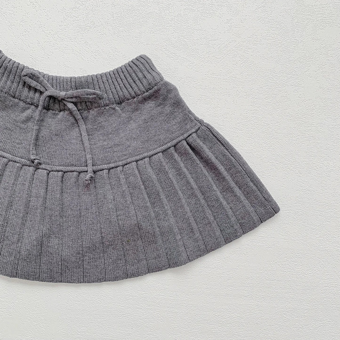 -ベビーキッズスカート ニットプリーツスカート 2カラー【mh0006726】 - mamahalo shop - スカート -  べビー服 - 子供服 - 男の子 - 女の子