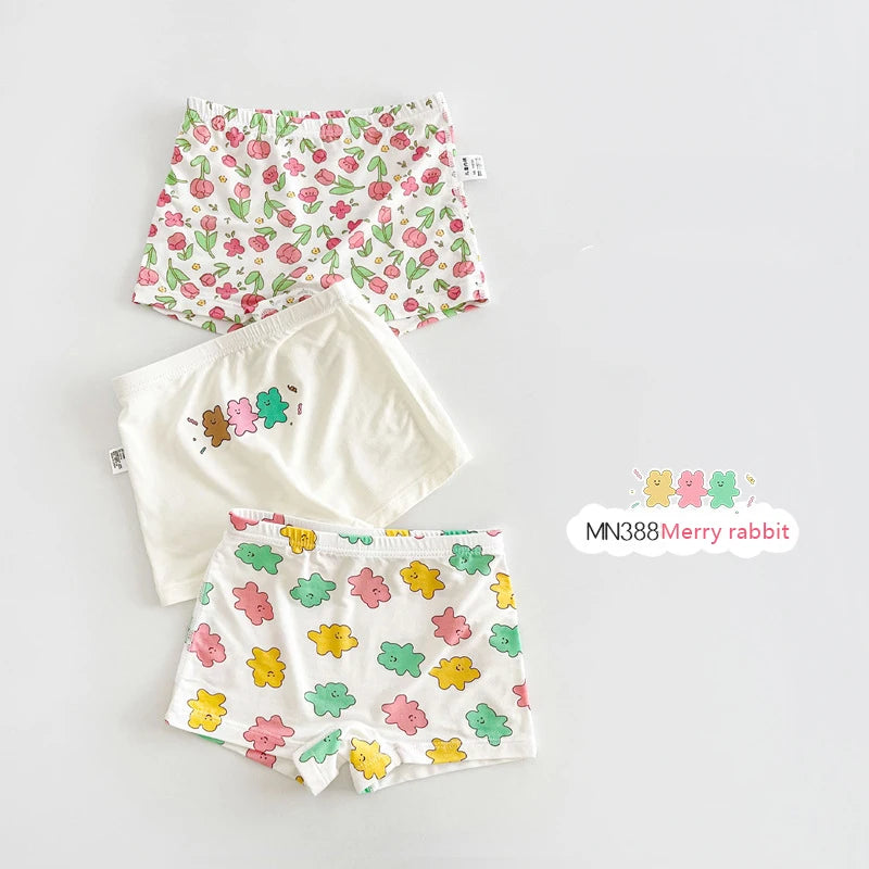 -キッズショーツ 男の子/女の子下着 ボーイズ/ガールズアンダーウェア 3枚セット ボクサーブリーフ【mh0005806】 - mamahalo shop - 幼児用下着 -  べビー服 - 子供服 - 男の子 - 女の子