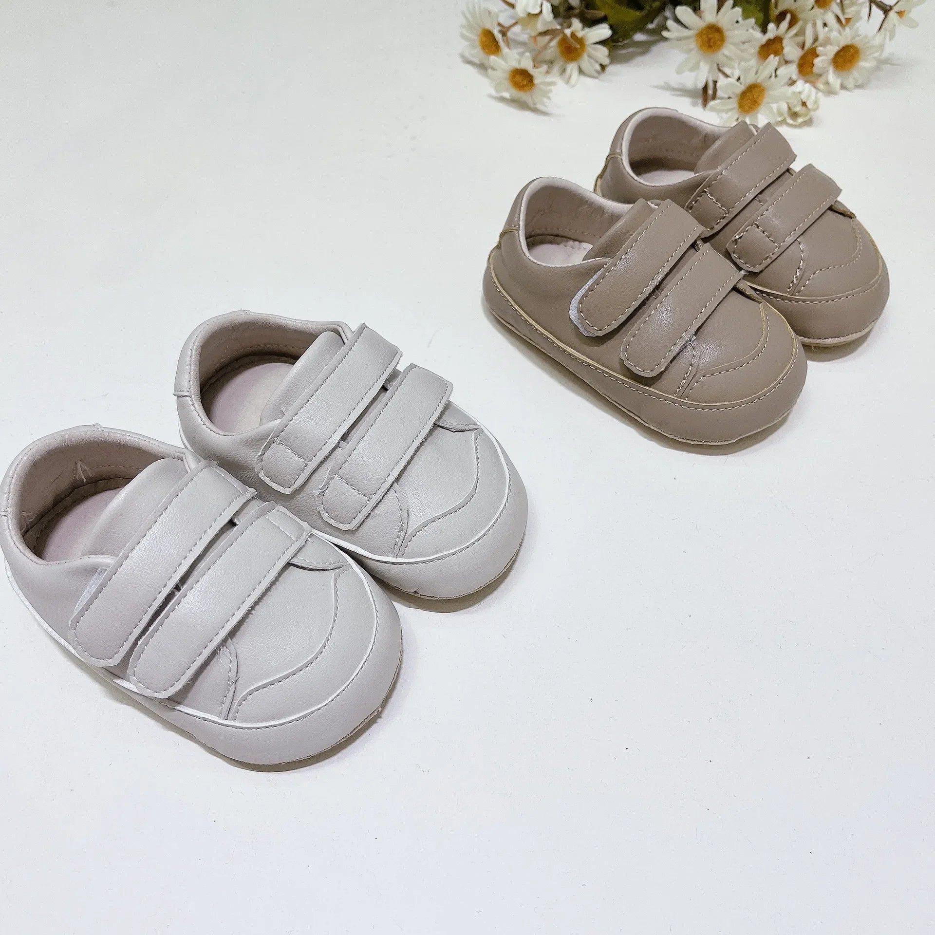 -ベビーシューズ フラップダヴルベルクロシューズ ファーストシューズ 靴【mh0007192】 - mamahalo shop - ベビー用靴 -  べビー服 - 子供服 - 男の子 - 女の子