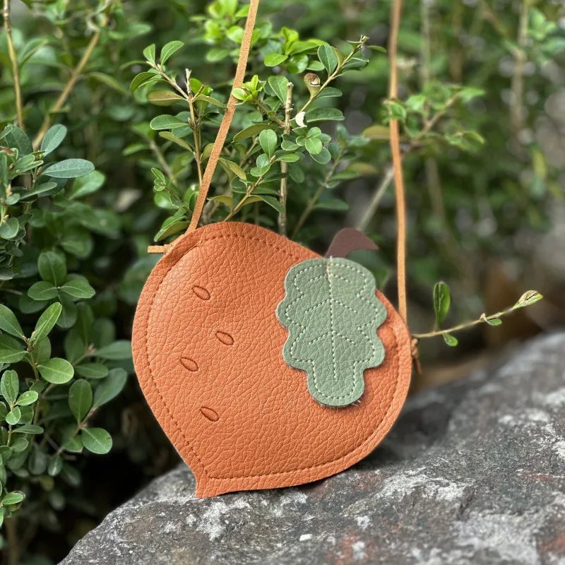 -ベビーキッズポシェット フルーツ型 メッセンジャーバッグ アクセサリー 鞄【mh0005861】 - mamahalo shop - メッセンジャーバッグ -  べビー服 - 子供服 - 男の子 - 女の子