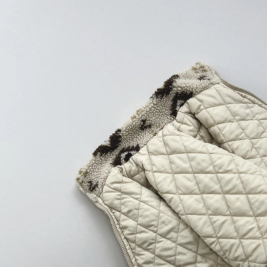 -キッズアウター ボアフリース裏キルティングジャケット ジッパーコート ネイティブ トライバル柄 ボーイズ 男の子 子供服 - mamahalo shop - ショートコート・ジャケット・ジャンパー -  べビー服 - 子供服 - 男の子 - 女の子