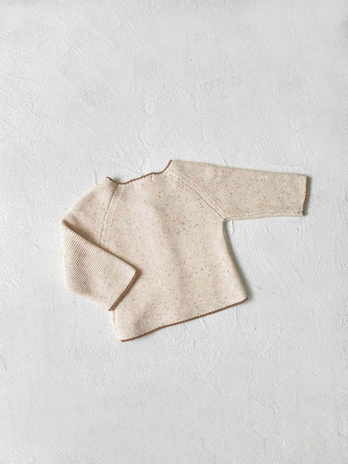 -ベビーカーディガン カラフルネップシンプルニットカーディガンジャケット - mamahalo shop - カーディガン・パーカー -  べビー服 - 子供服 - 男の子 - 女の子