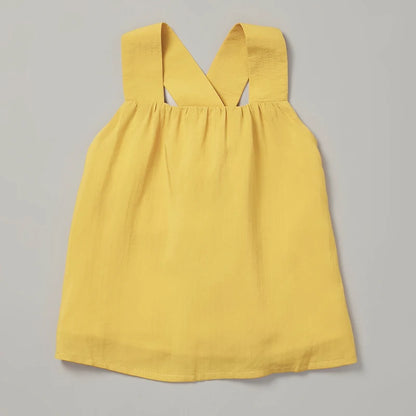 -キッズセットアップ 2点セット ノースリーブブラウス+ショートパンツ コットンリネン 2カラー【mh0006283】 - mamahalo shop - ノースリーブセットアップ -  べビー服 - 子供服 - 男の子 - 女の子