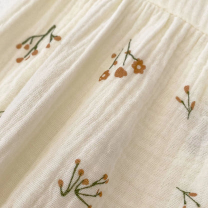 -ベビーロンパース  半袖ボディスーツ 花柄フラワープリント - mamahalo shop - 半袖ロンパース -  べビー服 - 子供服 - 男の子 - 女の子