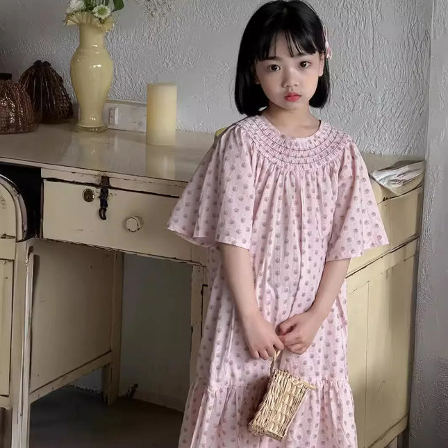 キッズワンピース 半袖ルーズワンピース サマードレス - mamahalo shop - 半袖ワンピース - ベビー服 - 子供服 - 男の子 - 女の子