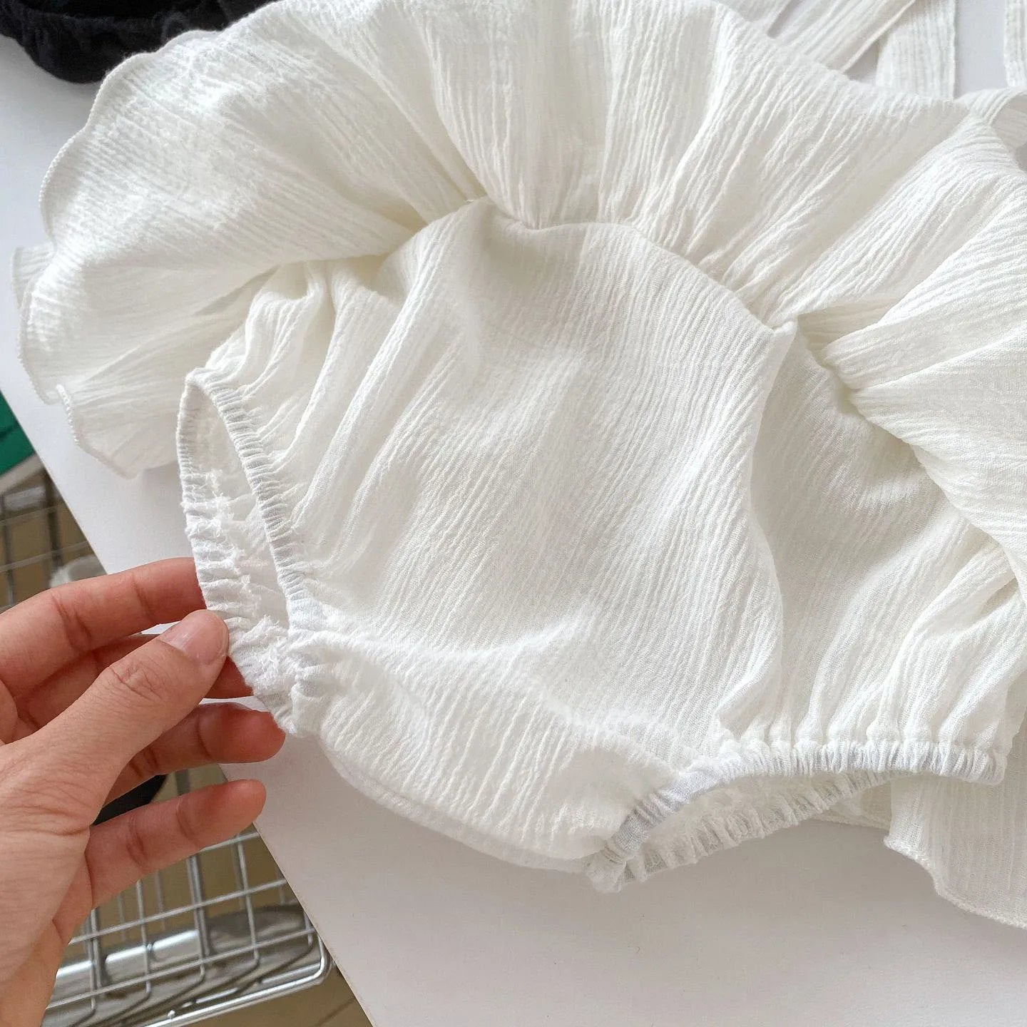 -ベビーパンツ サスペンダースカートブルマ ケーキスカート ブラック/ホワイト/2カラー - mamahalo shop - ブルマパンツ -  べビー服 - 子供服 - 男の子 - 女の子