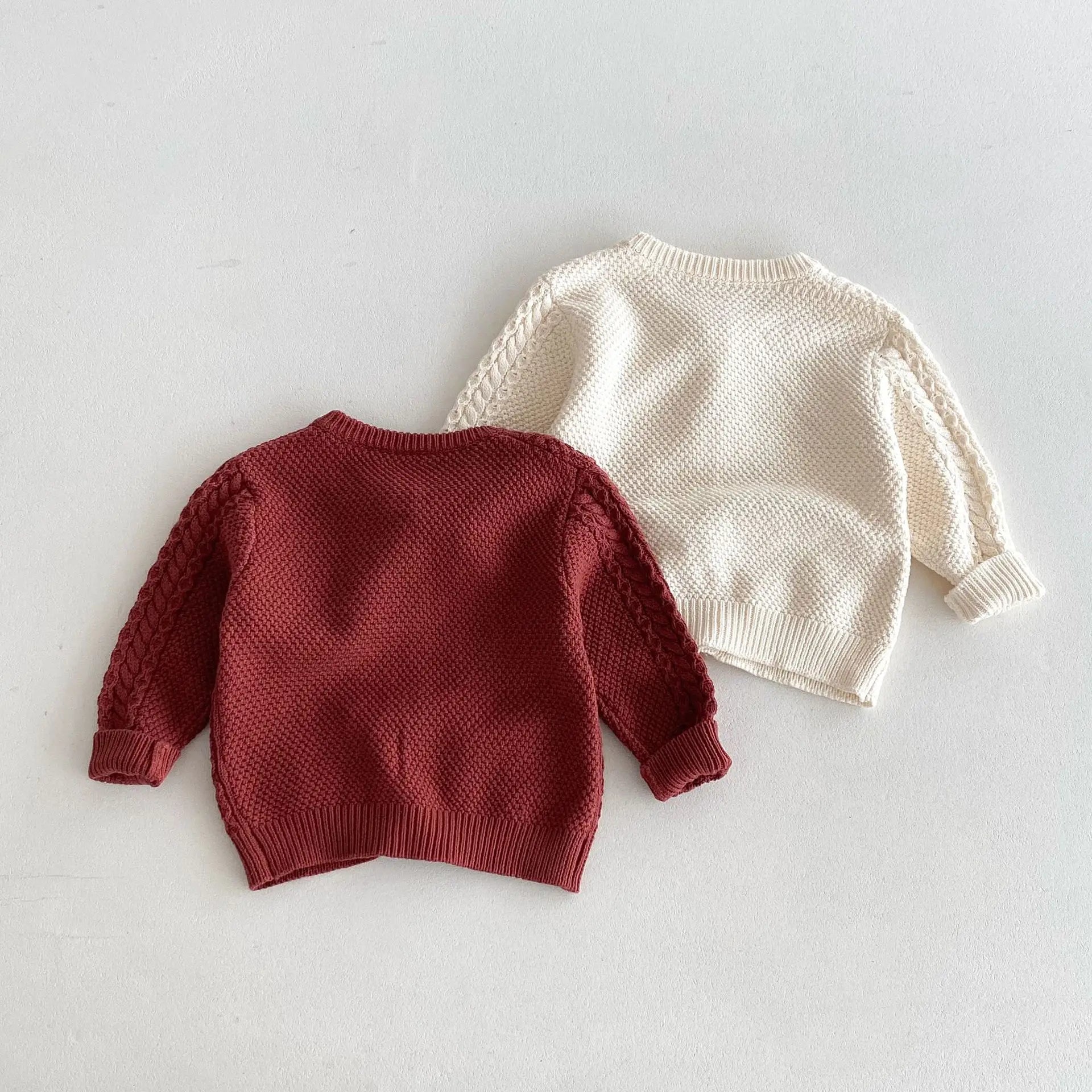 -キッズカーディガン ニットジャケット ダッフルボタン トグルボタン 2カラー【mh0006645】 - mamahalo shop - カーディガン・パーカー -  べビー服 - 子供服 - 男の子 - 女の子