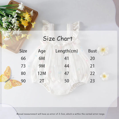 -ベビーロンパース キャミソールチュチュチュールスカートボディスーツ フラワー刺繍 2カラー【mh0006171】 - mamahalo shop - ノースリーブロンパース -  べビー服 - 子供服 - 男の子 - 女の子