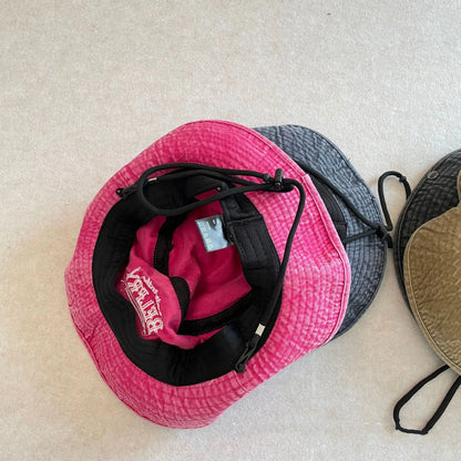 -キッズ帽子 レターロゴカウボーイハット サファリハット 4カラー【mh0007337】 - mamahalo shop - ベビー用帽子 -  べビー服 - 子供服 - 男の子 - 女の子