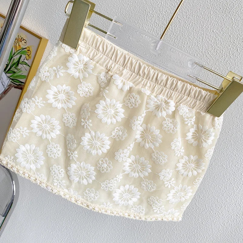 -キッズセットアップ 2点セット サマースーツ 半袖レースリボンジャケット+タイトミニスカート お出かけ ホワイト【mh0006105】 - mamahalo shop - 半袖セットアップ -  べビー服 - 子供服 - 男の子 - 女の子