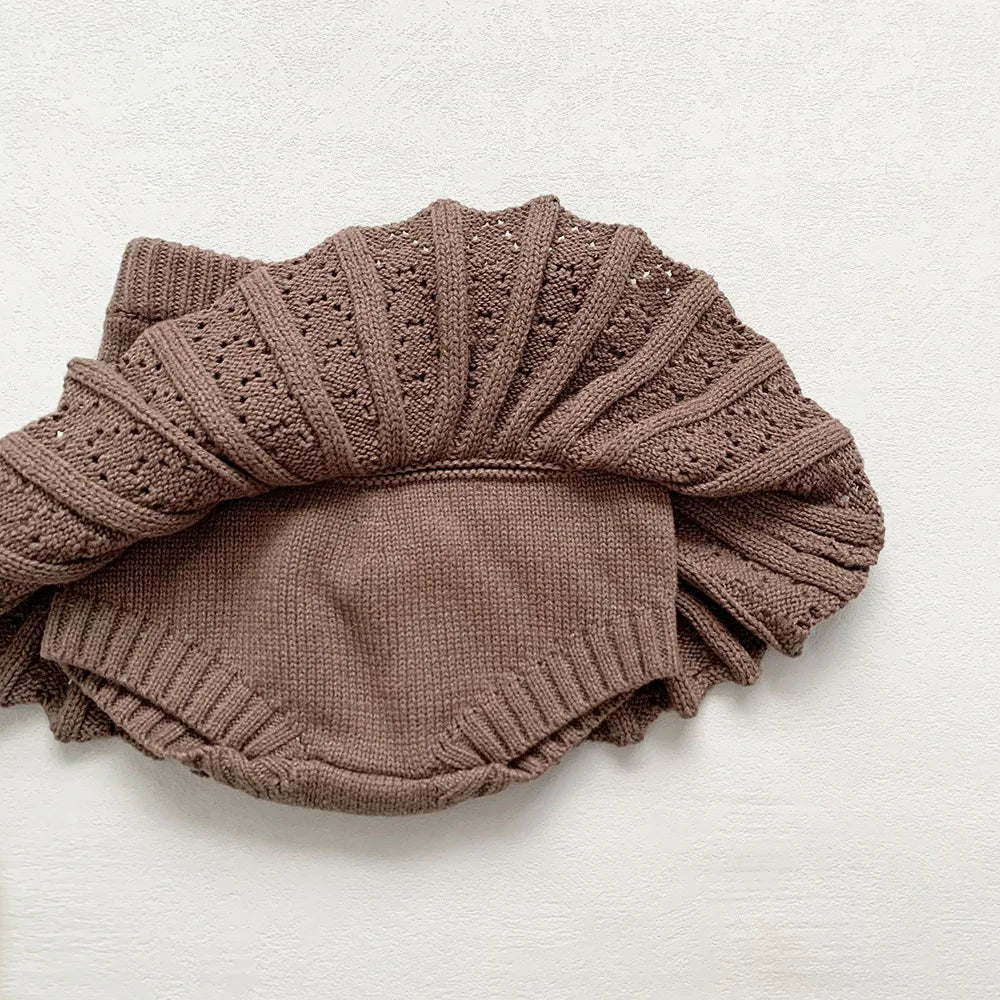 -ベビーキッズ ぽんぽん付きニットスカートブルマパンツ 2カラー - mamahalo shop - ブルマパンツ -  べビー服 - 子供服 - 男の子 - 女の子