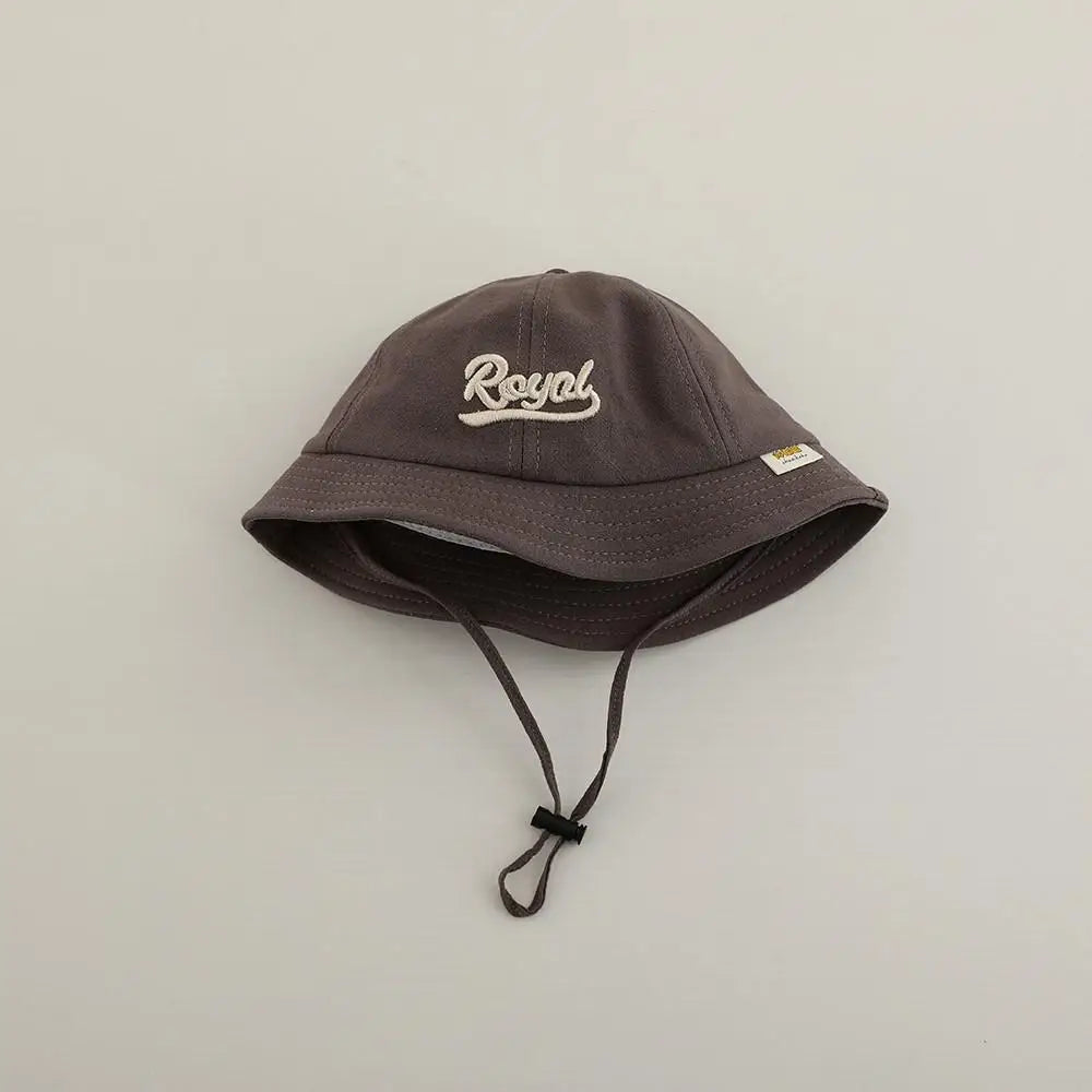 -キッズ帽子 バケットハット フィッシャーマンハット レターロゴ刺繍【mh0005081】 - mamahalo shop - ベビー用帽子 -  べビー服 - 子供服 - 男の子 - 女の子