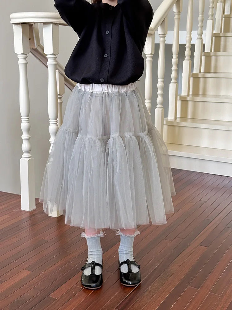 -キッズスカート ボイルチュチュチュールプリンセススカート 4カラー - mamahalo shop - スカート -  べビー服 - 子供服 - 男の子 - 女の子