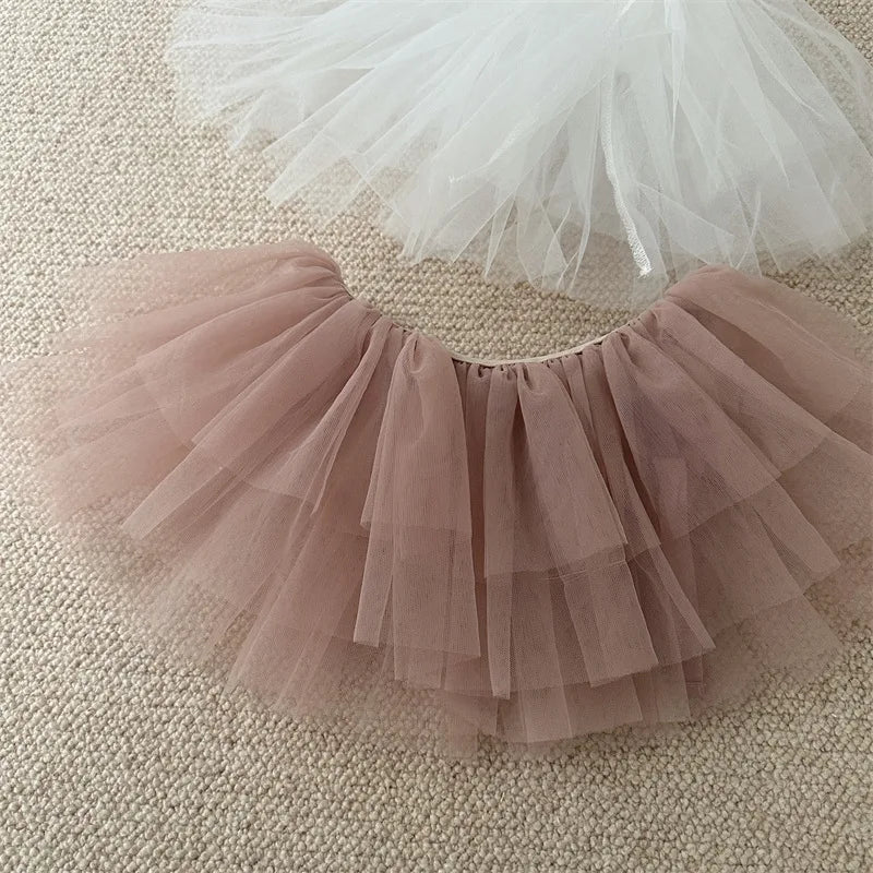 -キッズスカート チュチュ チュールスカート 重ね着 3カラー - mamahalo shop - スカート -  べビー服 - 子供服 - 男の子 - 女の子