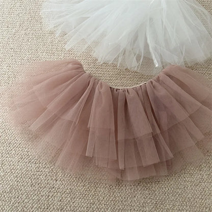 -キッズスカート チュチュ チュールスカート 重ね着 3カラー - mamahalo shop - スカート -  べビー服 - 子供服 - 男の子 - 女の子
