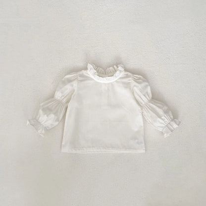 -ベビーキッズセットアップ 2点セット/トップス サーカス刺繍ノースリーブペプラムチュニック+バルーンショートパンツ/長袖バブルスリーブブラウス【mh0007172】 - mamahalo shop - ノースリーブセットアップ -  べビー服 - 子供服 - 男の子 - 女の子