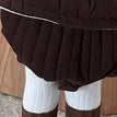 brown shorts