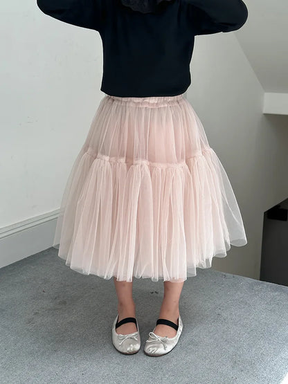 -キッズスカート ボイルチュチュチュールプリンセススカート 4カラー - mamahalo shop - スカート -  べビー服 - 子供服 - 男の子 - 女の子