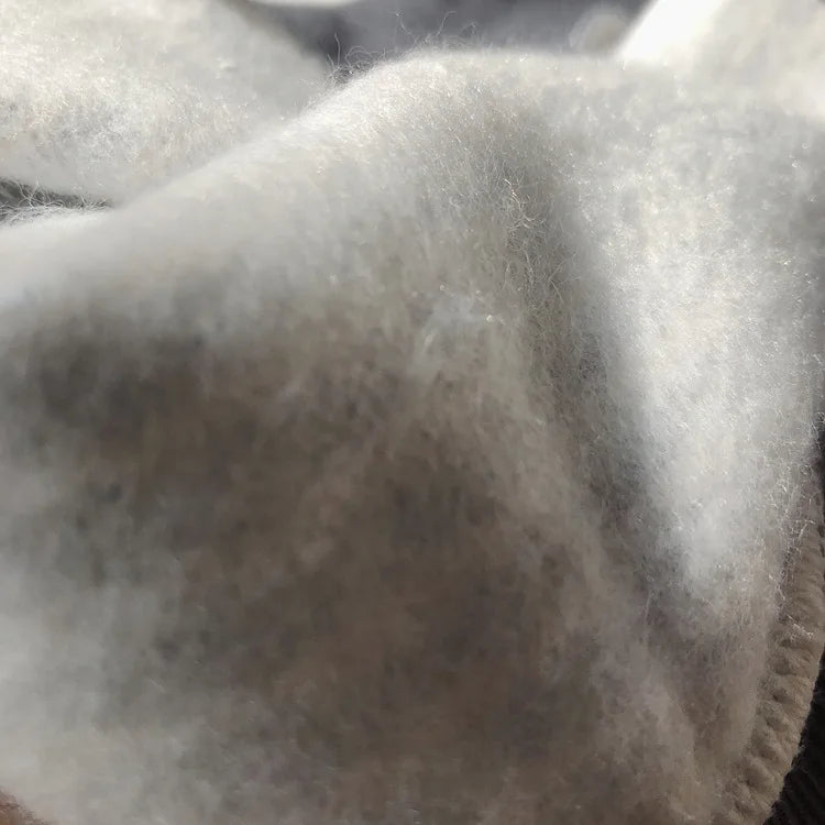 -キッズスウェットシャツ ボーダープリント 裏フリース ハイネック スタンドカラートレーナー プルオーバー 2カラー ユニセックス 男の子 女の子 子供服 - mamahalo shop - トレーナー・フーディ -  べビー服 - 子供服 - 男の子 - 女の子