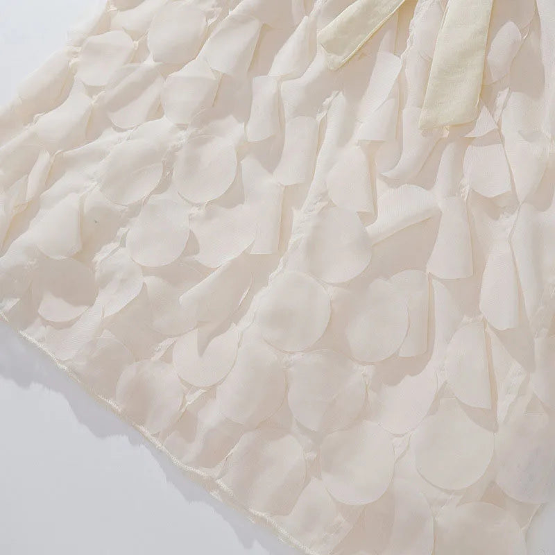 -キッズワンピース 花びらノースリーブホルターネック サマードレス - mamahalo shop - ノースリーブワンピース -  べビー服 - 子供服 - 男の子 - 女の子