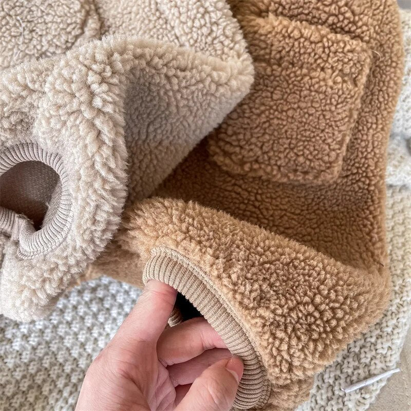 -キッズ ボアフリース ルーズ パンツ - mamahalo shop - ロングパンツ・スウェットパンツ -  べビー服 - 子供服 - 男の子 - 女の子