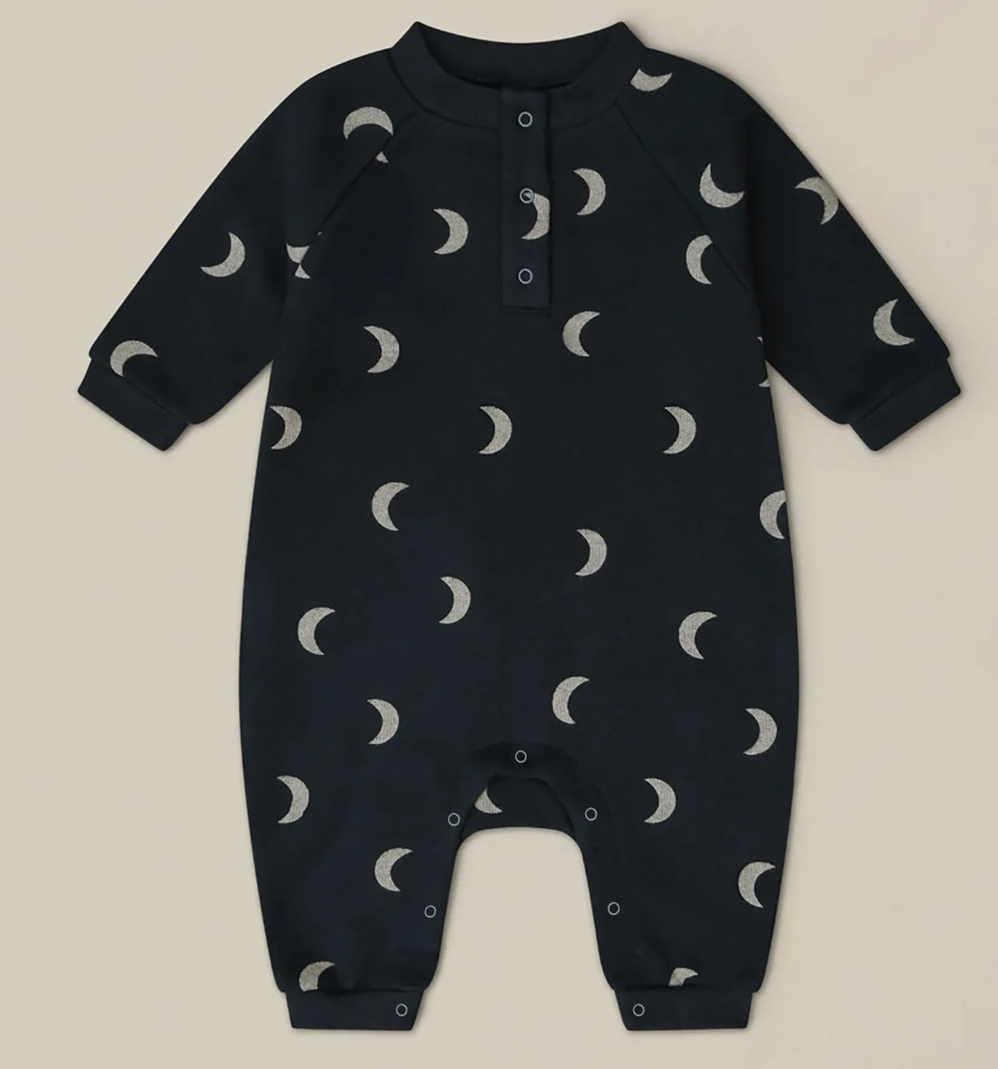 -ベビー長袖ロンパース ムーン月プリントジャンプスーツ ボーイズ 男の子 子供服 - mamahalo shop - 長袖ロンパース -  べビー服 - 子供服 - 男の子 - 女の子