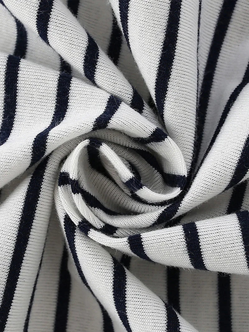 -キッズセットアップ 2点セット 半袖Tシャツ+ショートパンツ ボーダー 恐竜ダイナソー【mh0005494】 - mamahalo shop - 半袖セットアップ -  べビー服 - 子供服 - 男の子 - 女の子