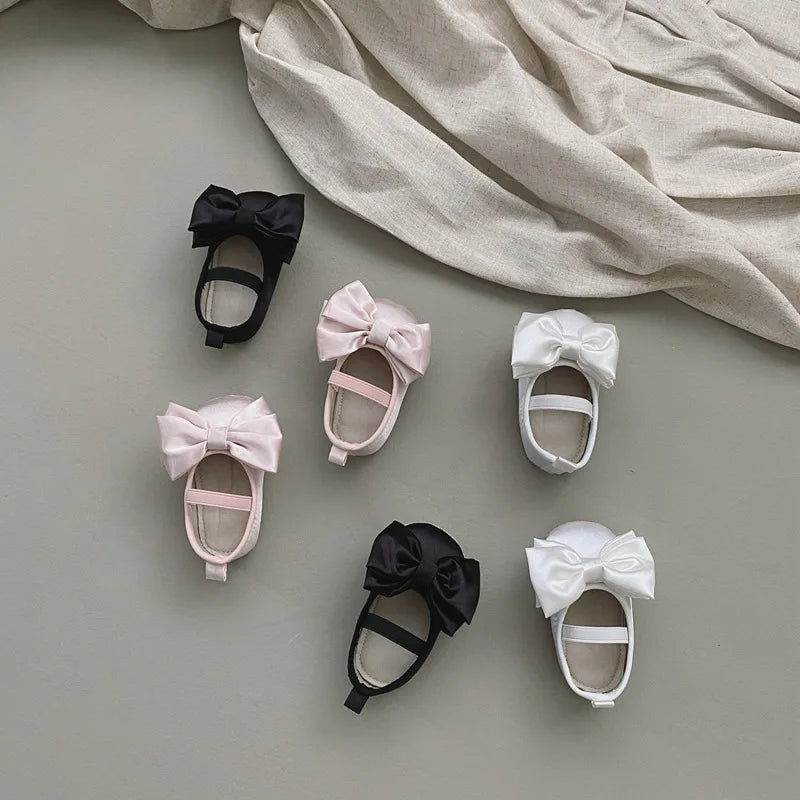 -ベビーシューズ リボンバレエシューズ ストラップシューズ ルームシューズ ファーストシューズ 靴 お出かけ 3カラー - mamahalo shop - ベビー用靴 -  べビー服 - 子供服 - 男の子 - 女の子
